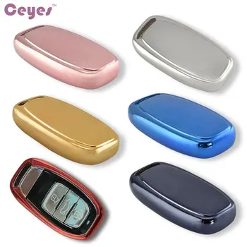 

Ceyes Car TPU Key Cover Protection Case For Audi A4 A4L A5 A6 A6L Q5 RS7 S7 A7 A8 Q5 S5 S6 Shell Remote Styling Auto Accessorise