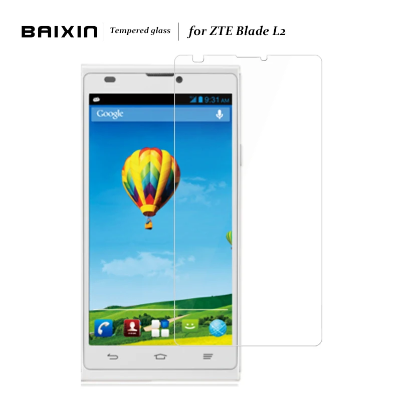 Baixin 2.5D 0 3 мм Премиум протектор экрана для zte Blade L2 закаленное стекло 9H Жесткий
