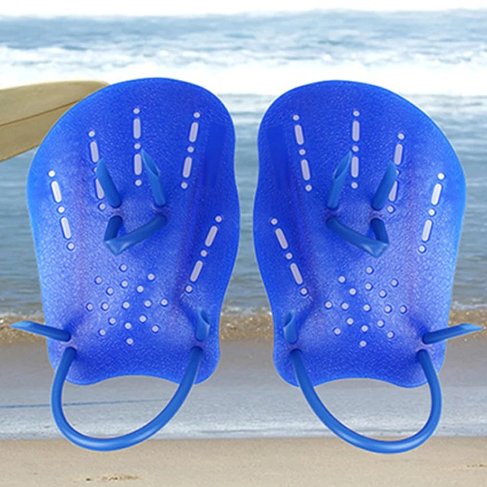 1 Pair Monofin Swim glove Swimming Gear Hand Fins Flippers Silicone