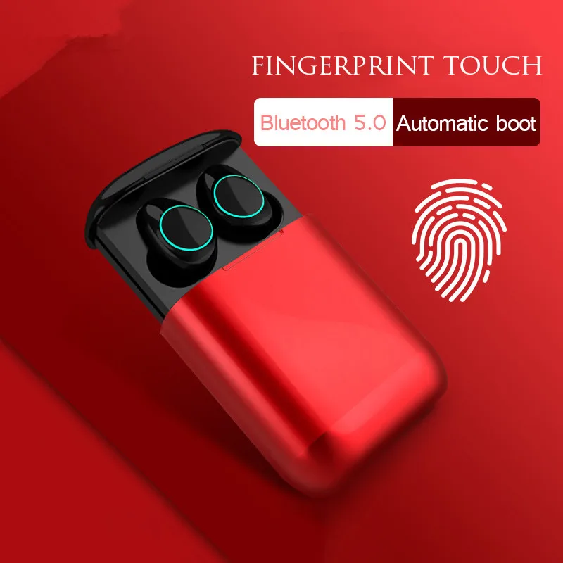 

Original Business 5.0 Bluetooth Earphones Wireless 3D Hifi Stereo Earbuds Headset and Power Bank with Microphone Handsfree Calls