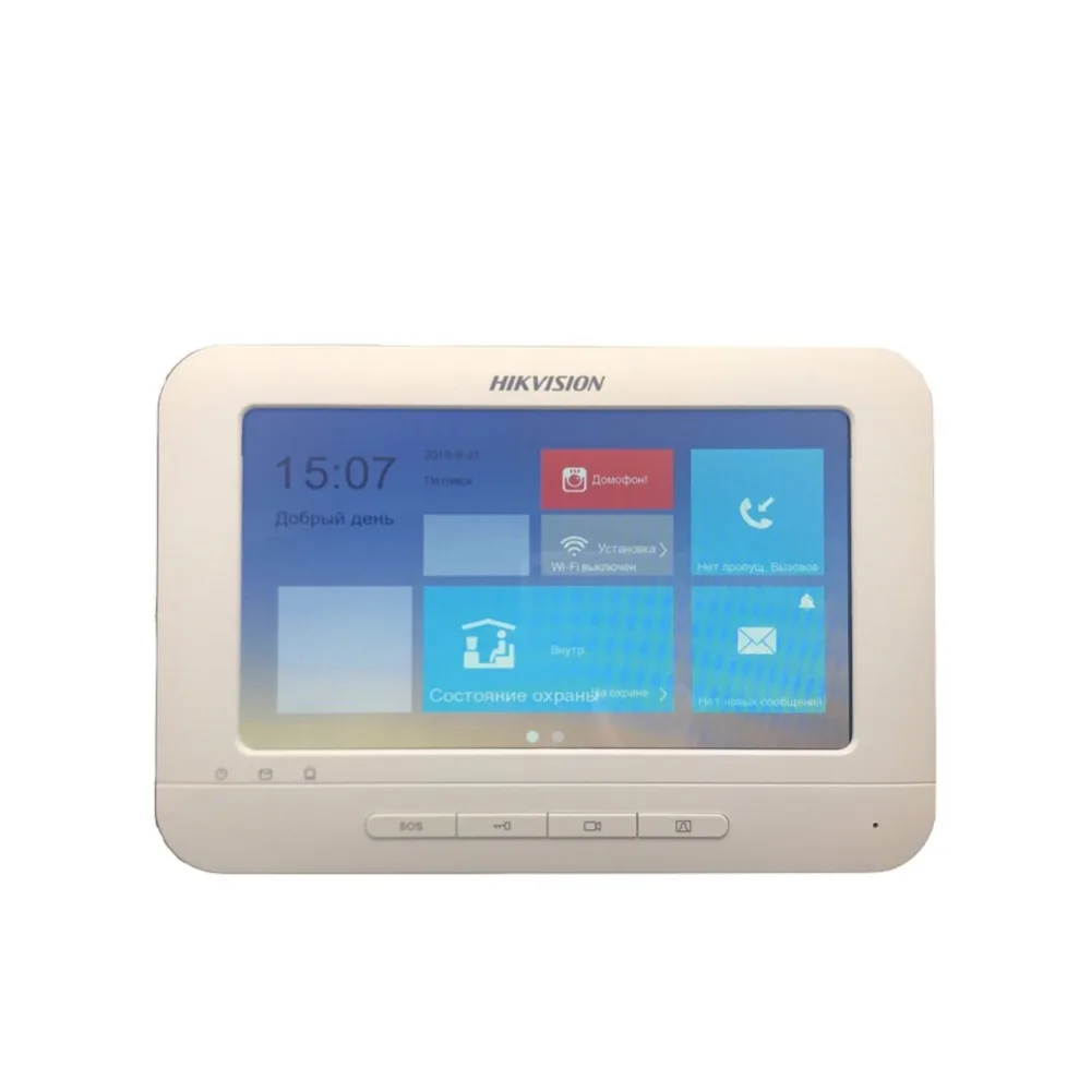 Hikvision Video Intercom DS-KH6310-A (DS-KH6310-W) Indoor Video Touchscreen 7-inch Monitor 800*480 Hikvision Video Intercom DS-KH6310-A (DS-KH6310-W) Indoor Video Touchscreen 7-inch Monitor 800*480
