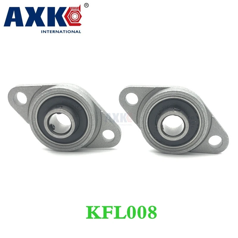 FL08 2 Bolt 8mm Bore Self-aligning Flange Ball Bearing