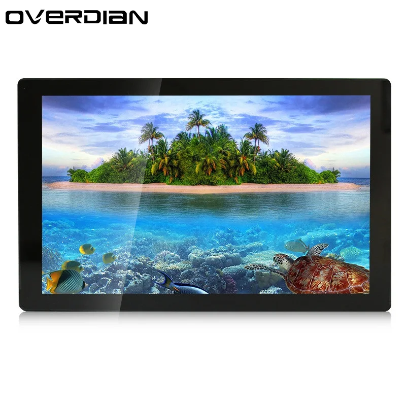 2" /21,5 Дюймов VGA/USB/DVI интерфейс десять/Muti-Touch Промышленный контроль ЖК-монитор/дисплей Металлический корпус фиксированная установка уха