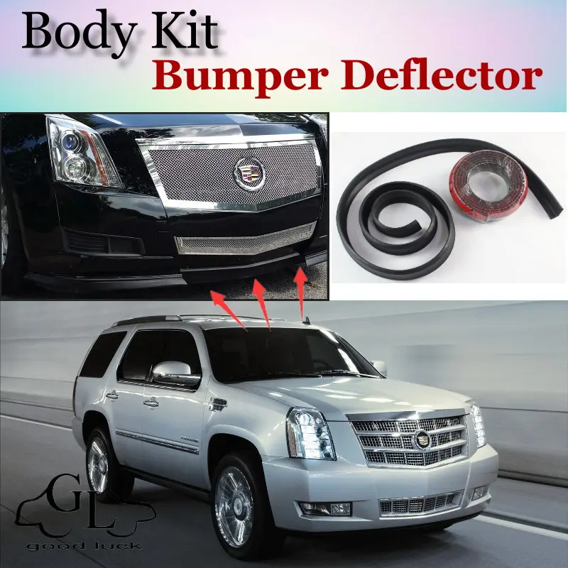 Дефлектор губ бампера для Cadillac Escalade GTM 800 900 K2XL передняя юбка спойлера фанатов TG