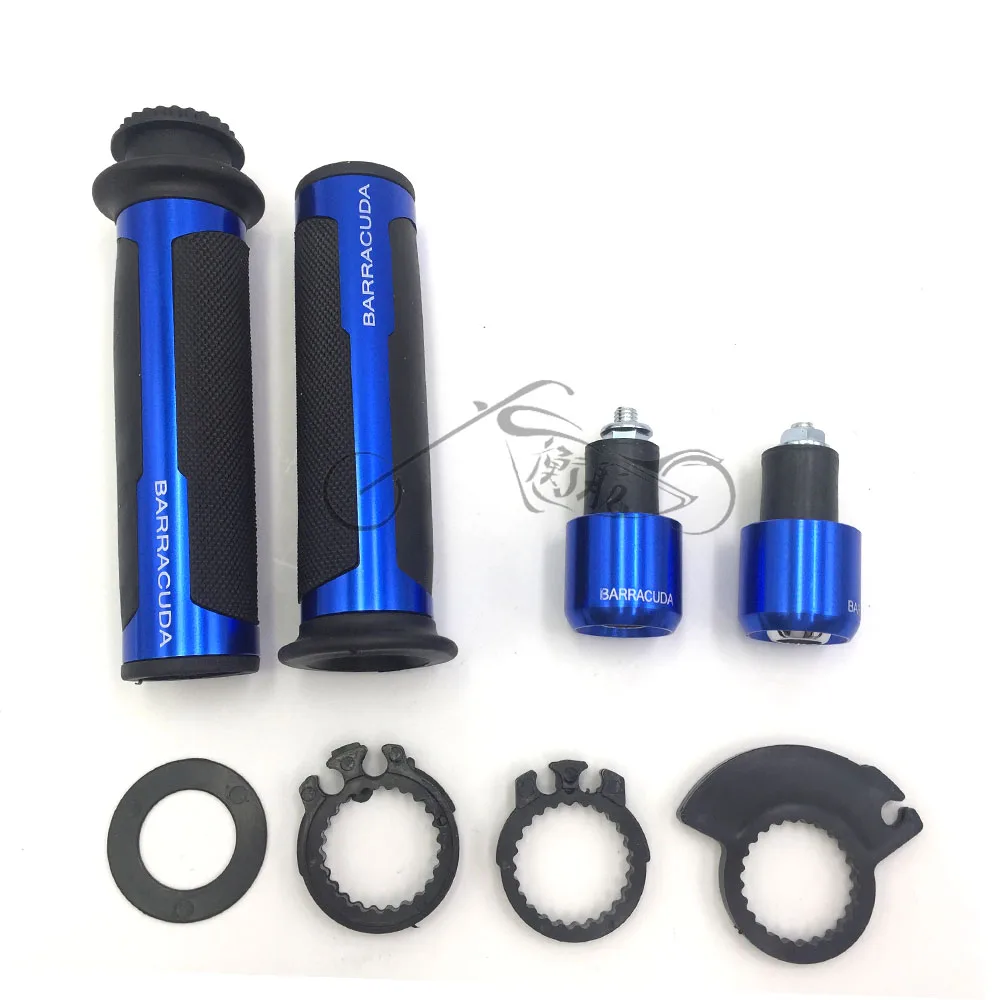 

BARRACUDA Universal CNC 7/8'' Motorcycle Handle bar CAPS / Handlebar Grips Kit 22MM Street & Racing Moto Racing Grips