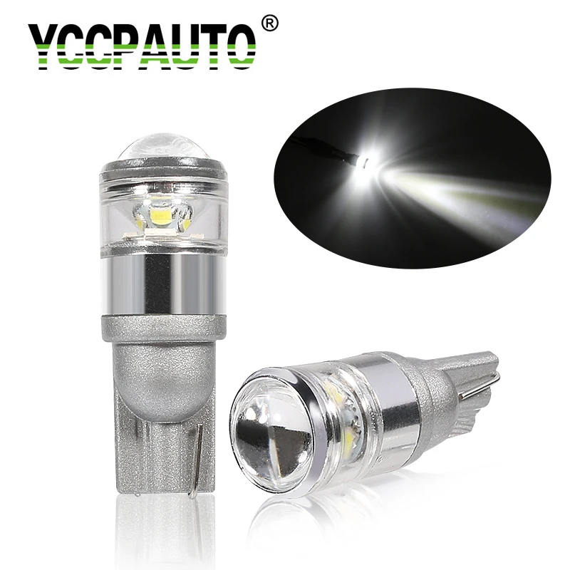 

2pcs t10 led lamp 194 168 w5w Led Clearance Lights 3030 led lights for auto Wedge Lamp License Plate Light Bright White