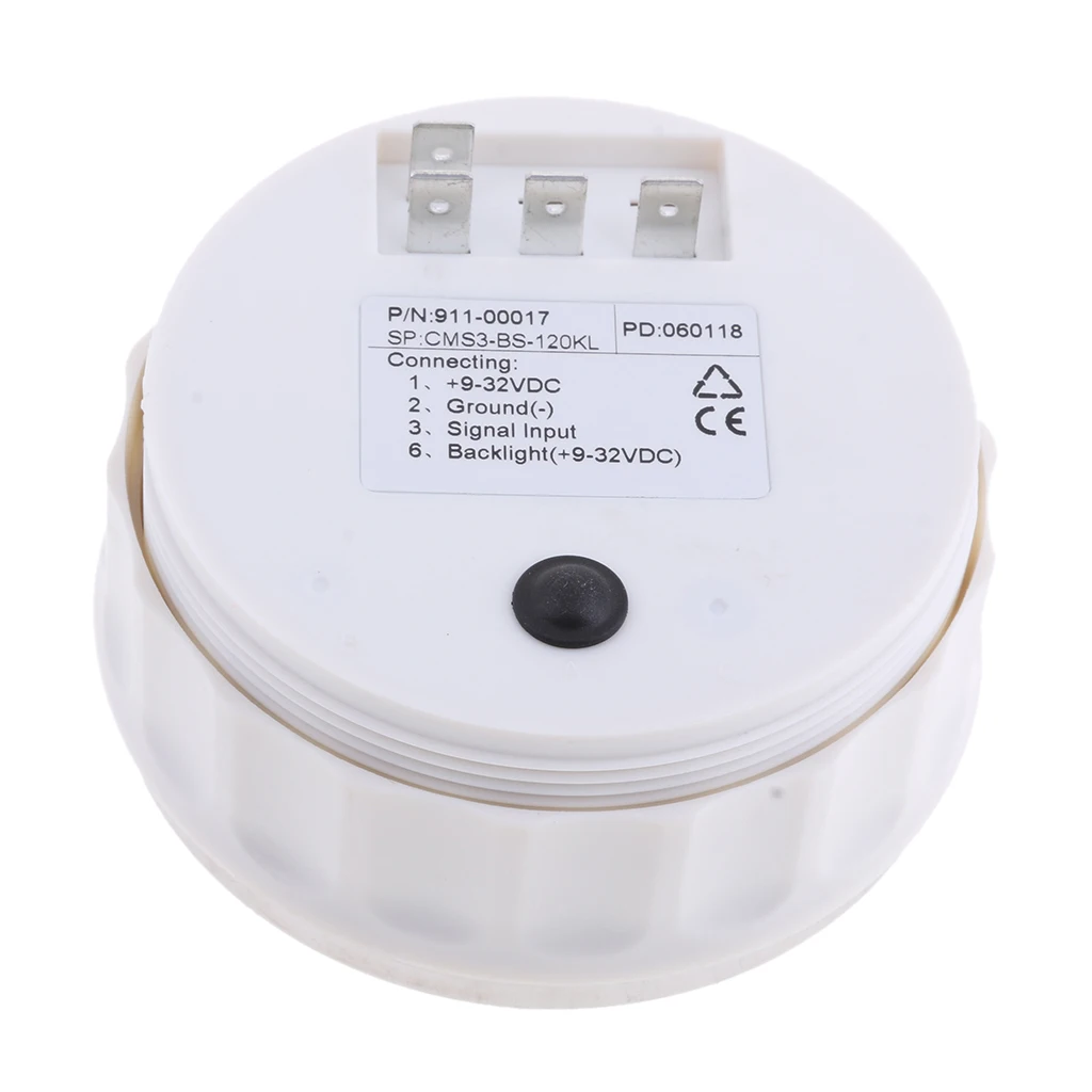 Universal Black 85mm IP67 Antifogging Speedometer Speedo 200km/h For Car Truck Motor DC 9~32V