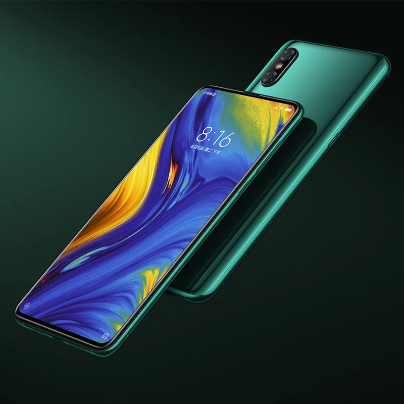 Новый оригинальный мобильный телефон Xiaomi Mi Mix 3 8 Гб ОЗУ 128 ПЗУ Восьмиядерный