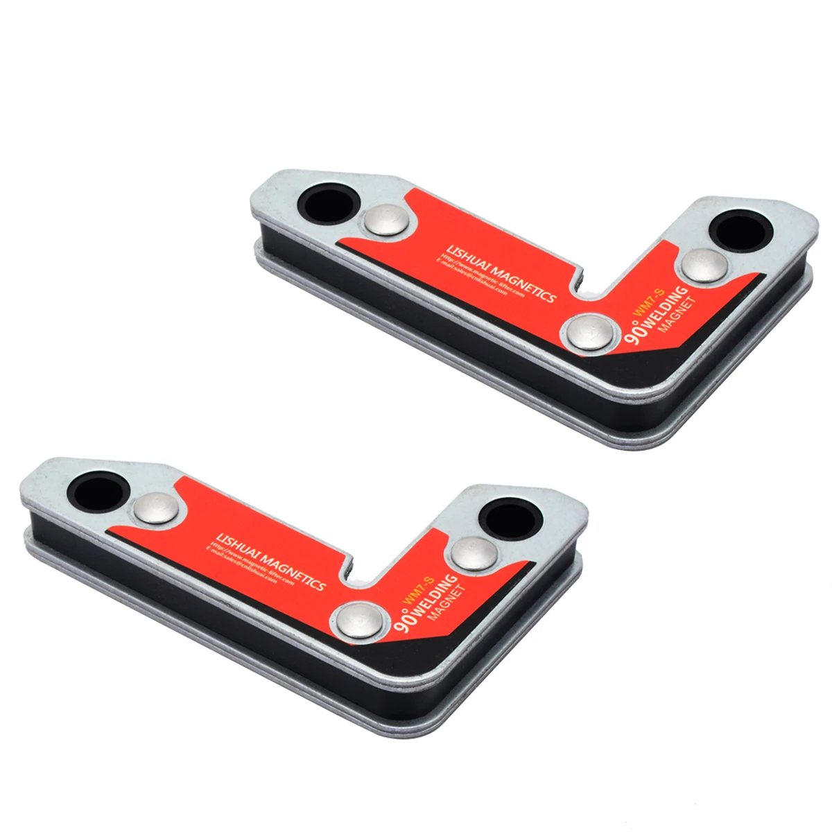 

2Pcs Multi-angle Magnet Welding Clamp 30/60/90 Degree Magnetic Holder Fixer Welder Tool For Electric Welding Iron Tools