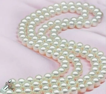 

DOUBLE STRANDS SOUTH SEA 8-9MM WWHITE PEARL NECKLACE