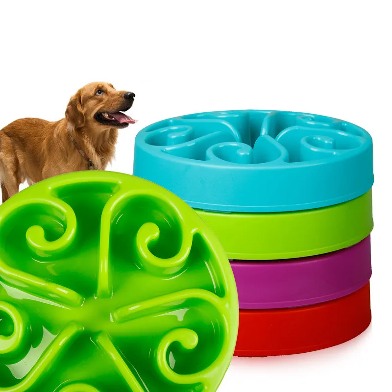 Slow Feed Dog Bowl Fun Feeder Interactive Bloat Stop Dog Bowl Eco
