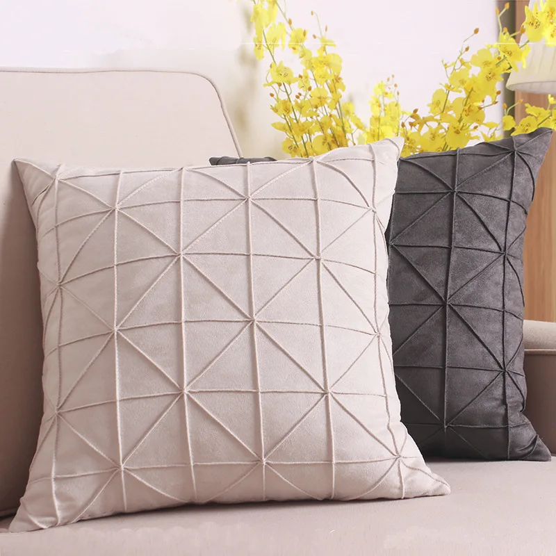 1 шт. замшевая наволочка для подушки 45 х45 см|throw pillow covers|pillows case pillowthrow decorative pillows |