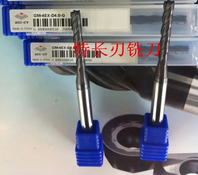 

DHL free shipping GM-4EX-D4.0-G 10pcs/lot Carbide flat endmills Zccct original prodcuts