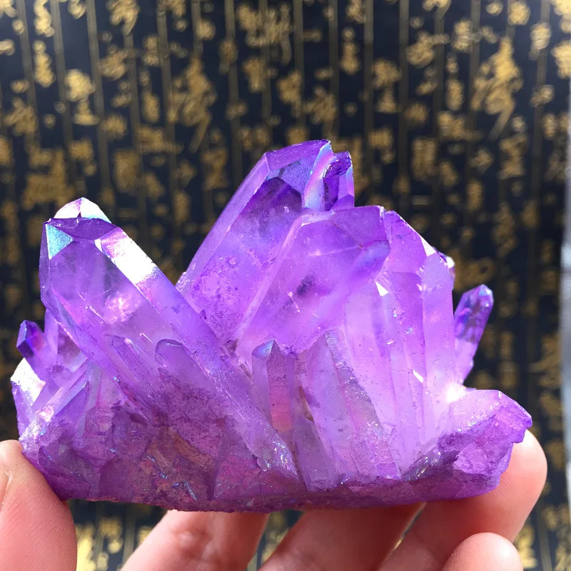 Flame Aura Quartz Stone Crystal Cluster Mineral Stones Healing Stone Home Decoration Ornament