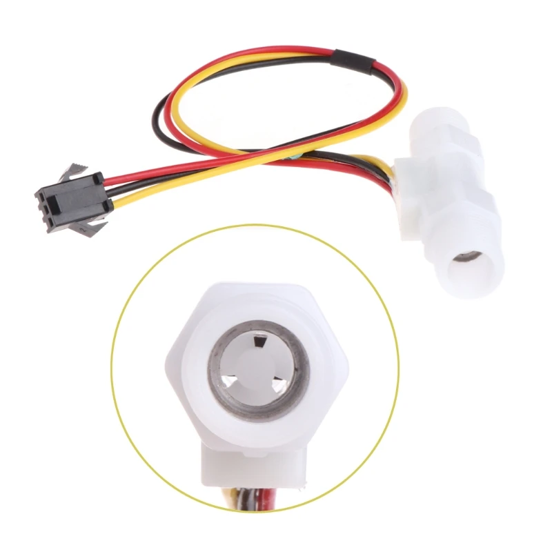 

0.3-3.0L/min Plastic Water Liquid Level Flow Sensor Meter Male G1/4