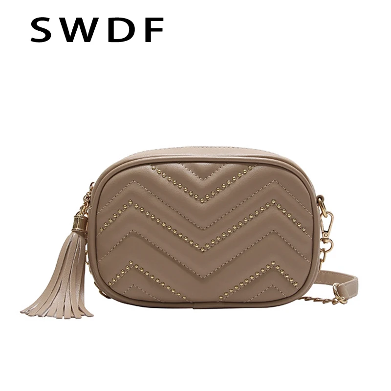 SWDF Flap for Women 2019 New Lady Leather Handbags Embroidery Thread Chain Shoulder Bags Korean Version of PU Leather Ladies Bag SWDF Flap for Women 2019 New Lady Leather Handbags Embroidery Thread Chain Shoulder Bags Korean Version of PU Leather Ladies Bag