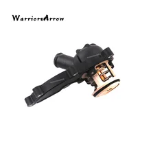 Термостат охлаждающей жидкости двигателя w Корпус 88c для Audi A4 2005-2008 A6 S6 Quattro 2,4 3.2L V6 2005-2011 A8 2004-2010 06E121111G