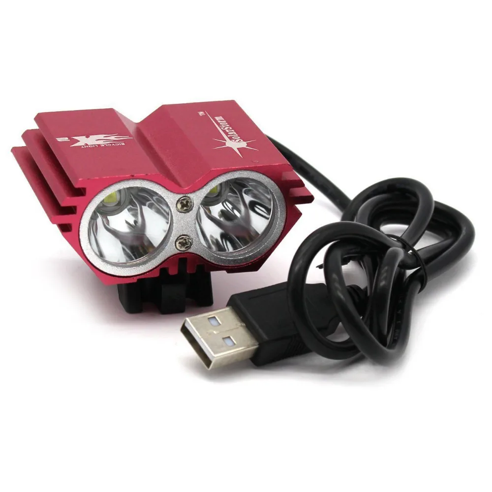USB 5000лм XM-L T6 светодиодный велосипедный светильник, Головной фонарь для велосипеда, головной светильник для горной дороги, фонарь, светодиодный, bicicleta - Цвет: bicycle lamp