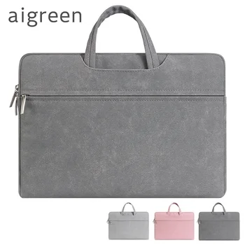 

2020 Newest Brand aigreen Bag Laptop Bag 11",13.3",14",15.4",15.6" Handbag Case For Macbook Air Pro,Wholesale Free Drop Shipping