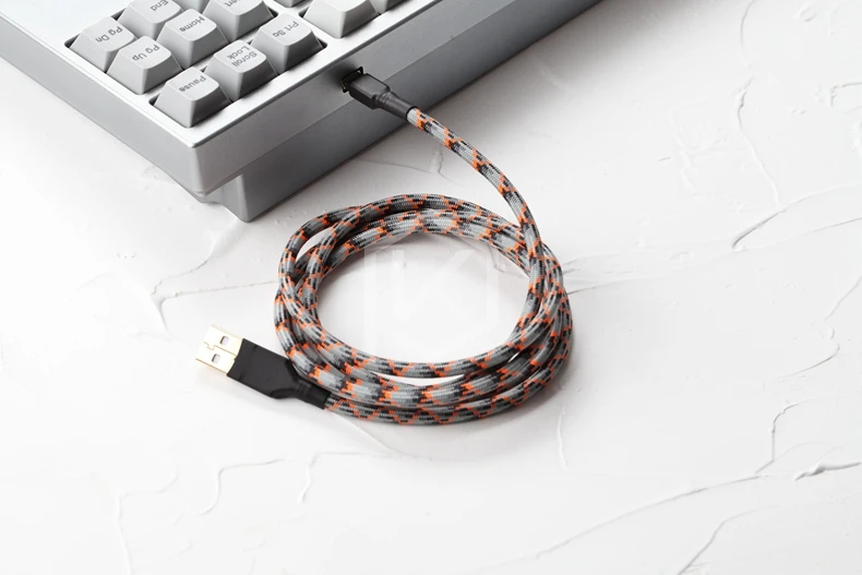 Нейлоновый кабель механическая клавиатура GH60 USB кабель мини USB порт для покера 2 GH60 xd64 xd84 xd96 tada68 Набор клавиатуры DIY 1,2 м