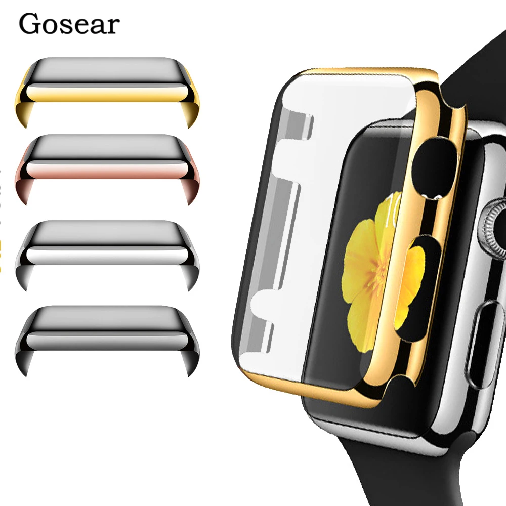 Защитный чехол Gosear для Apple Watch iWatch iWach Series 1 2 3 38 мм 42 аксессуары|protector apple watch 38mm|case