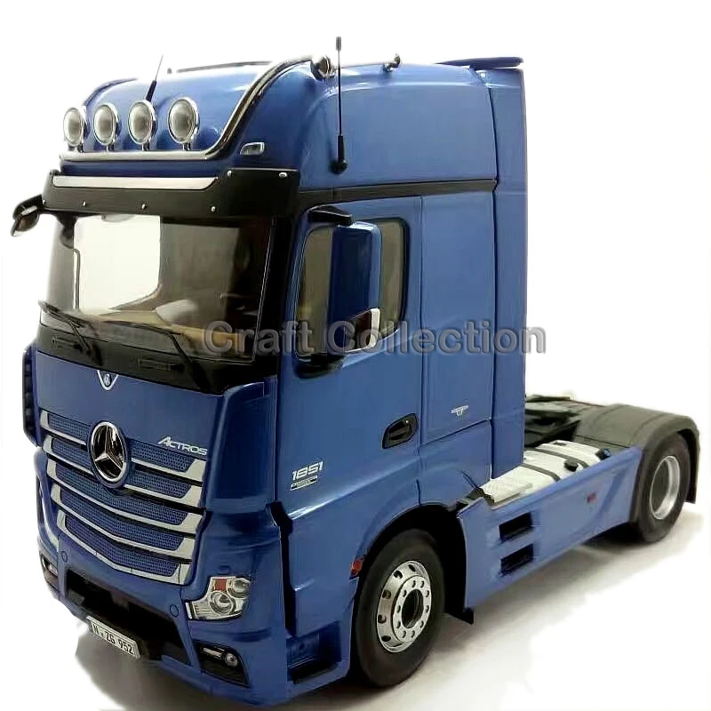 Blue 1 18 NZG Actros FH25 Gigaspace 42 Truck Tractor Diecast Model Truck Alloy Toy
