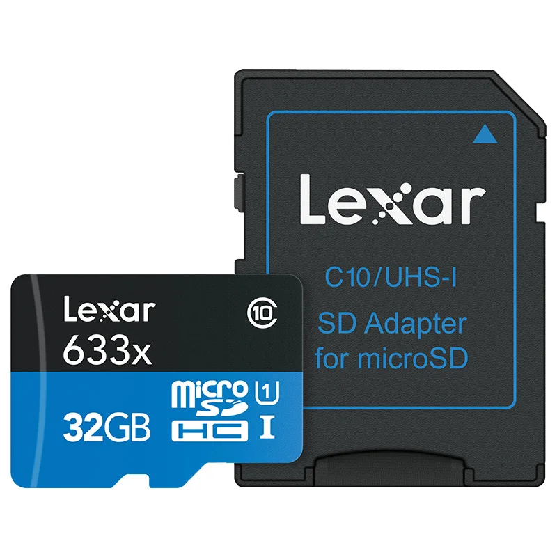 Дешевый 100% оригинал, Lexar Micro SD SDHC 16 ГБ 32 ГБ карта памяти высокая скорость 64 Гб 128 ГБ Micro SDXC карта TF карта Class10 633X95 м с