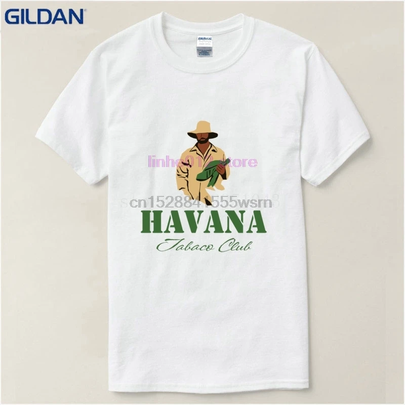 

Newest 2019 men fashion Havana Club Cuban Rum T Shirt Fashion Men T Shirt Clothing Printed Cotton Men o Neck Top