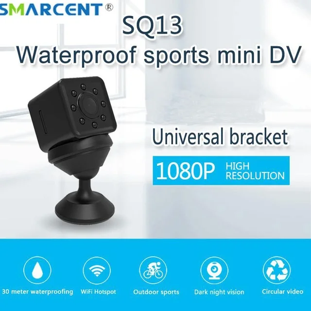 Kopen Nieuwe Collectie Mini camera wifi Sansnail SQ13 camara espia 1080 p HD Waterdichte camera espion Met Ferromagnetische micro camera