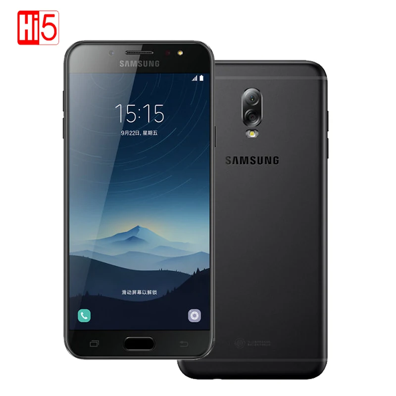 Goede Unlocked Originele Samsung Galaxy C8 SM C7100 3g RAM 32g ROM 16MP Front Camera dual sim Octa Core 4g Lte Smartphone mobiele telefoon
