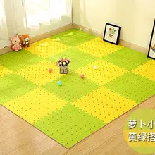 6/9/12/15/18/25 шт. 300X300X12 мм половые коврики пены Детский пазл шить коврик утолщение EVA детский коврик для ползания