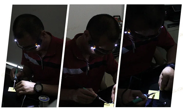 Safety Goggles Anti-impact Night Vision LED Light Goggles Reading laboratory Glasses Industrial Work Safety Night Riding Repair (8)