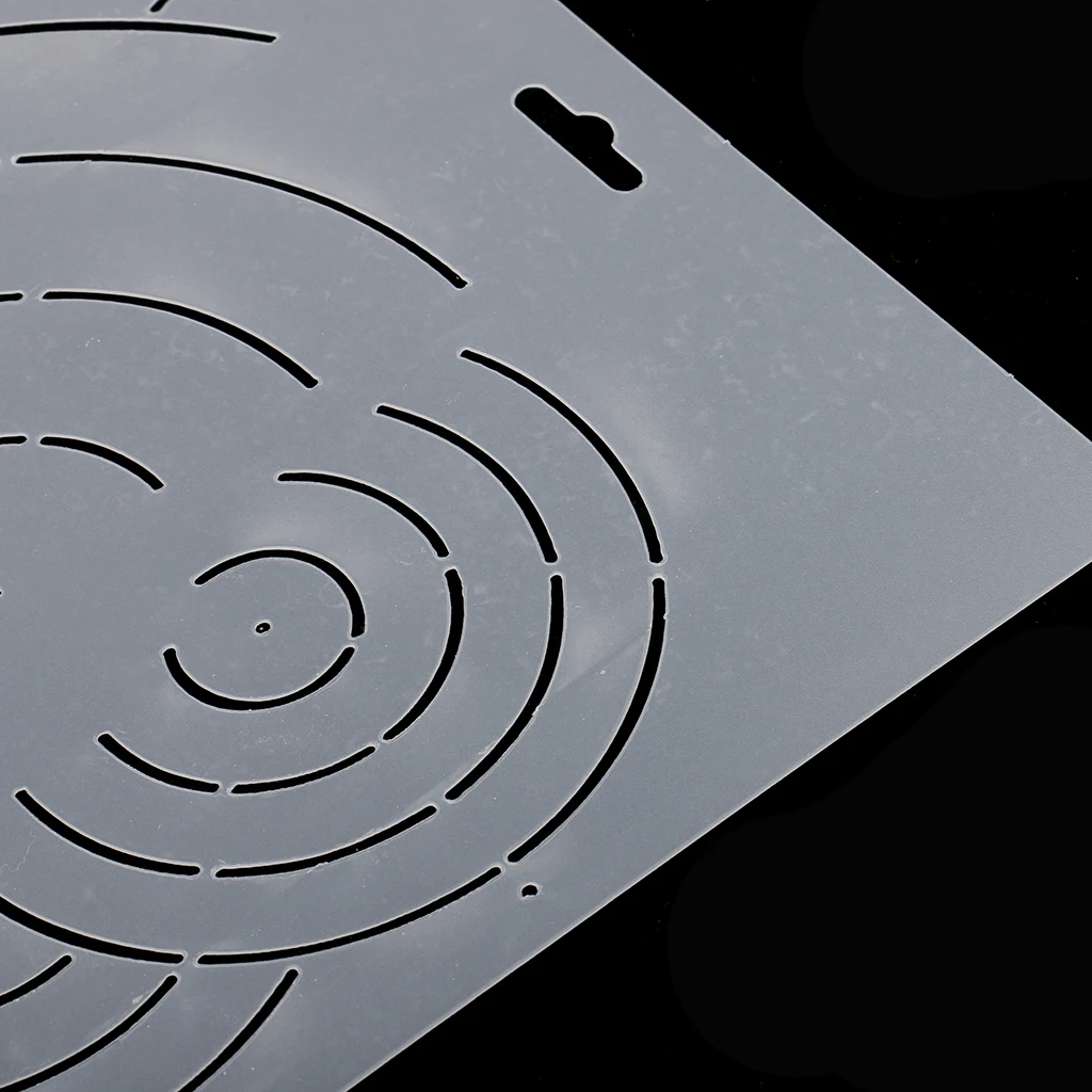 Plastic Semi-transparent Stencil Plastic Quilting Template for Embroidery Patchwork DIY Sewing Craft Tools - 40x20cm