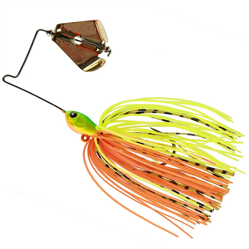 13gmetal Spoon Buzzbait Спиннер приманка для ловли окуня гольян кривошипная VIB Спиннербейт
