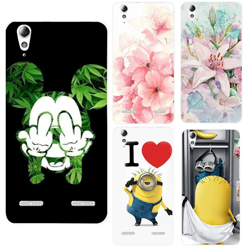 

New Painted Soft TPU Phone Case for Lenovo A6010 Plus & A6000 & for Lenovo Lemon K3 K30-T K30-W Cover Skin 5" K 3 A 6000 6010