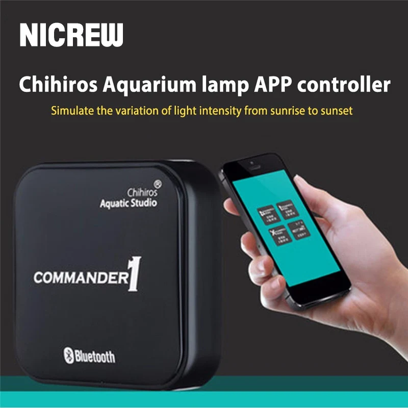 Nicrew Chihiros Bluetooth свет диммер контроллер модулятор аквариумный аквариум LED