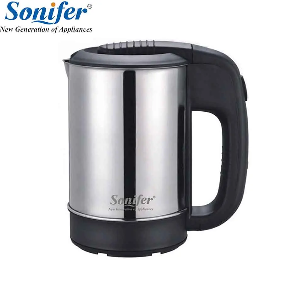 0.5L Mini Electric Kettle Stainless Steel 1000W Portable Travel Water Boiler Pot Sonifer