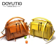 DOYUTIG Европейский Фирменный дизайн; Для женщин натуральная кожа Сумки из натуральной коровьей кожи на шнуровке в форме для Для женщин Роскошные сумки через плечо F627