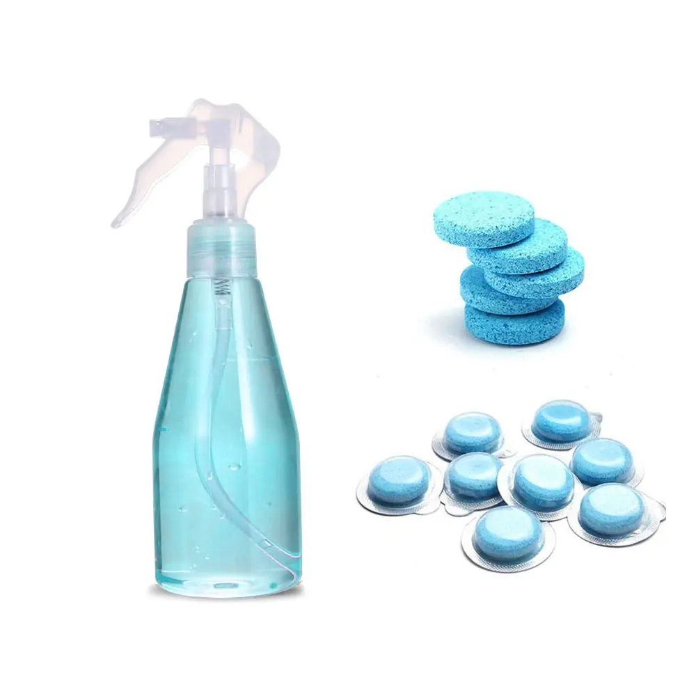 

Multifunctional Effervescent Spray Cleaner Set Wiper Concentrate Home Cleaning Tool Effervescent Tablets With Bottle