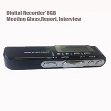 Professional Mini 8GB Digital Hidden Voice Recorder USB Flash Driver MP3 Player Portable Audio recorder Battery Power Dictaphone