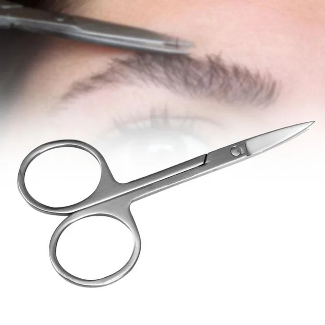 Stainless Steel Finger Toe Nail Scissors Curved Manicure Cuticle