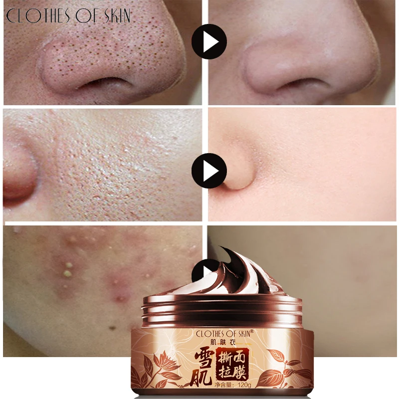 

Face Mask Honey Remove Blackhead Peel Mask Treatment Acne Oil Control Exfoliation Shrink Pores Deep Cleaning Face Skin Care 120g