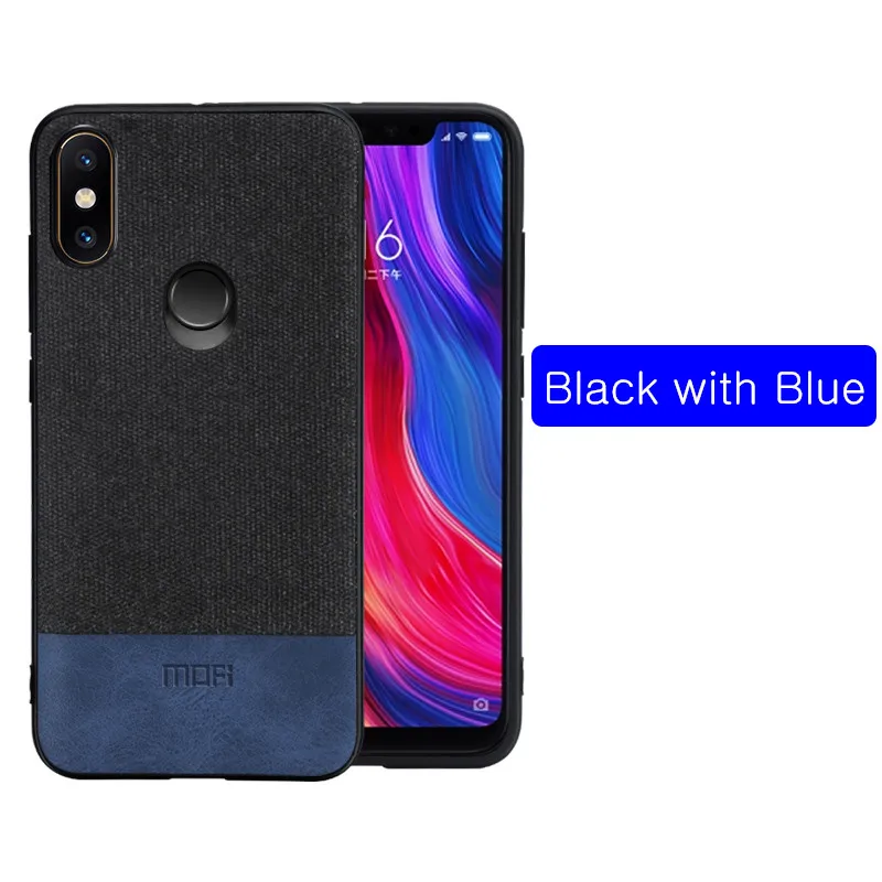 phone cases for xiaomi For Xiaomi Mi8 Case Cover Mi 8 Explorer Version Back Cover Silicone Fabric Shockproof Case Coque Capas MOFi Mi8 SE Case xiaomi leather case cosmos blue Cases For Xiaomi