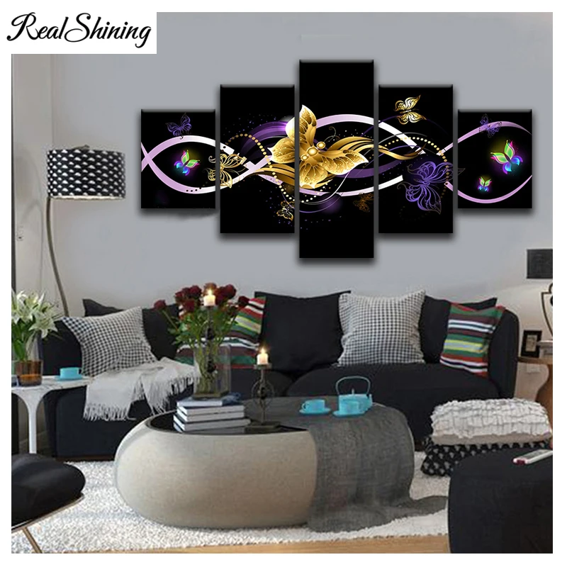 

Multi-pictures Full Resin Square/Round diy Diamond Painting Butterflies Dancing 5D Diamond embroidery Cross Stitch FS3774