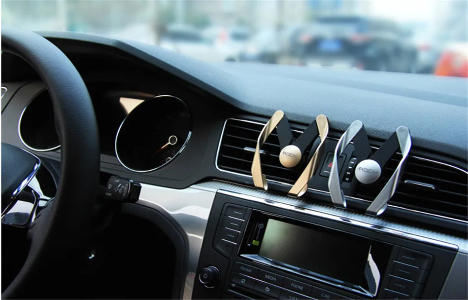 ROCK Autobot M, автомобильный держатель для мобильного телефона на вентиляционное отверстие для iPhone, автомобильный Стайлинг, воздушная розетка, регулируемая автомобильная подставка для телефона, держатель для samsung