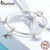 BAMOER-100% Plata de Ley 925 de colección de animales SCC521, abalorio de oso pequeño con amor, abalorio, pulsera, brazalete, joyería ► Foto 3/4