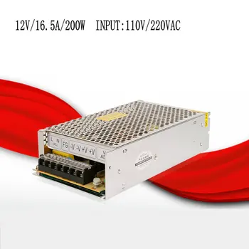 

S-200-12 12V/16.5A/200W switching power supply, centralized power supply, power supply security monitoring