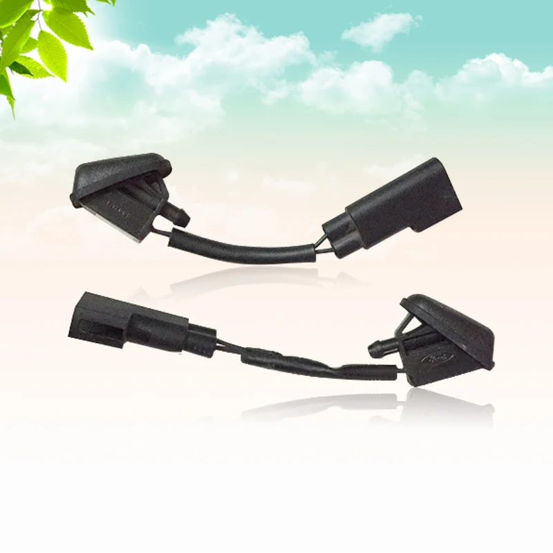 

CAPQX With Heating Auto Windshield Water Spray Nozzle Sprinkler For Ford Focus Escape Kuga 2012 Windscreen Washer Jet motor