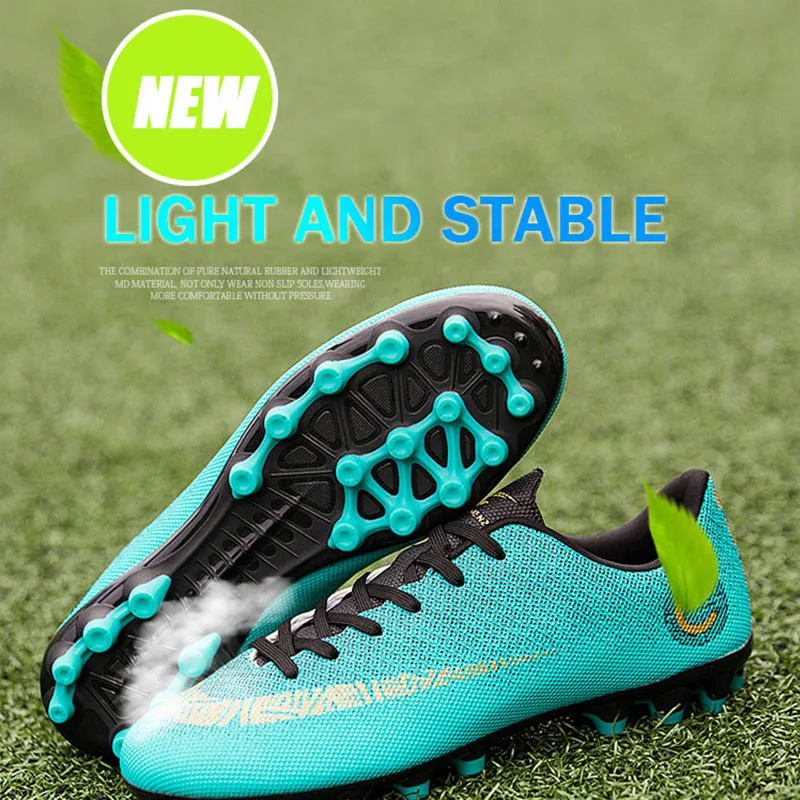 New Brand Professional Men Cleats Soccer Shoes FG & HG Soles Sneakers Outdoor Football Boots Adults Athletic Trainers Sneakers New Brand Professional Men Cleats Soccer Shoes FG & HG Soles Sneakers Outdoor Football Boots Adults Athletic Trainers Sneakers