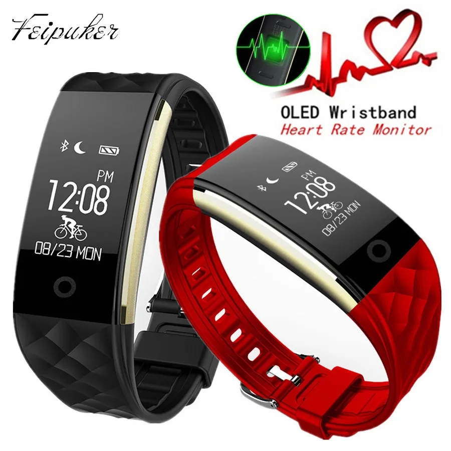 Bluetooth Smart Band S2 Wristband Heart Rate Monit...